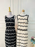 Spring Crochet Tank Tops With Skirts Sets
